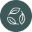 Icono bio verde